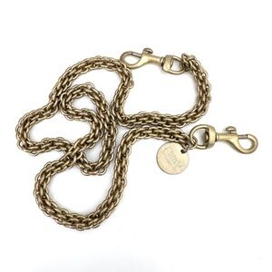 Clare V Thick Brass Chain Shoulder Strap